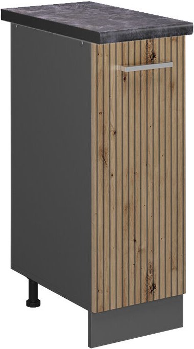 Vicco - Apothekerschrank R-Line, Artisan-Eiche, 30 cm , ap Anthrazit