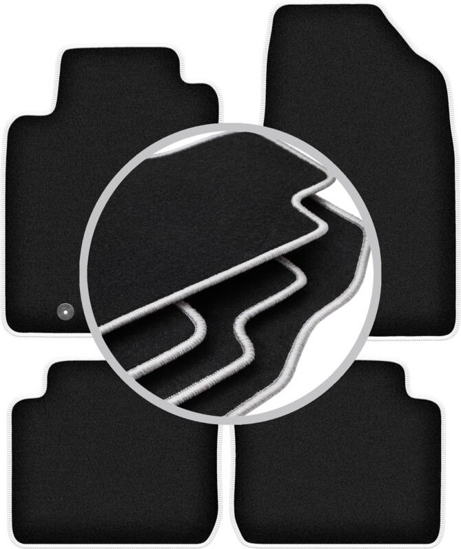 CARLUX-SILVER Autofußmatten für: Toyota Camry IV Limousine (1994-1998)