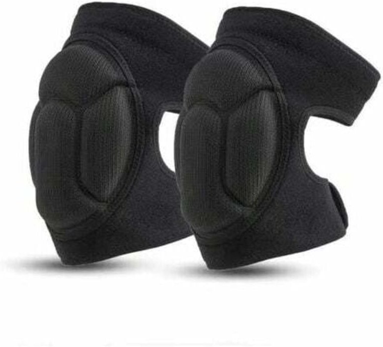 Paar multifunktionale Garten-Knieschützer, schützende Garten-Knieschützer, rutschfeste, stoßfeste Knieschützer – Schwarz...