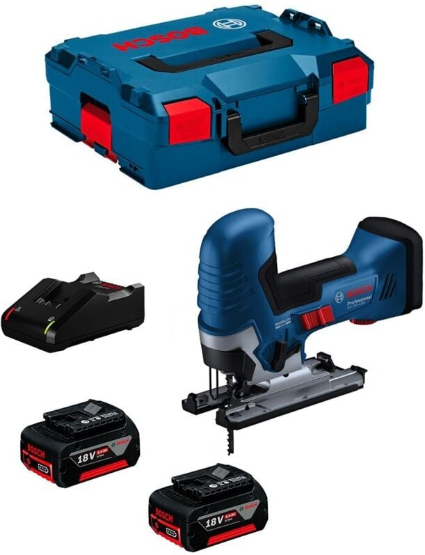 Thumbnail - Stichsäge BOSCH GST 18V-125 S (2 x 5,0 Ah + GAL18V-40 + L-Boxx 136)