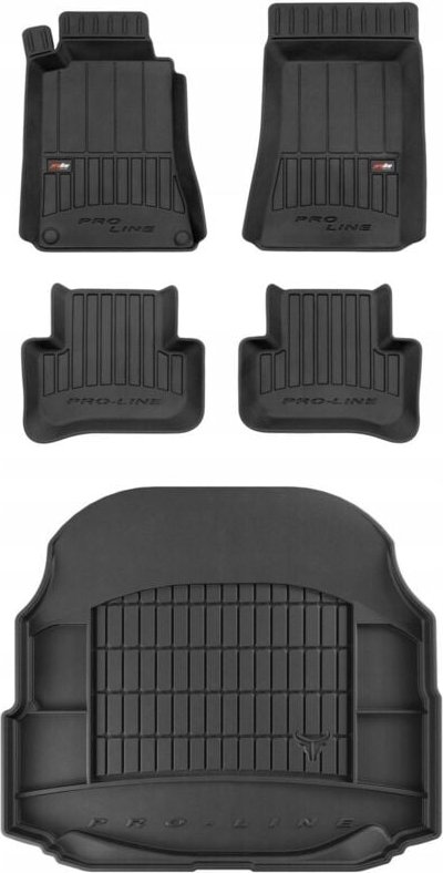 SET 3D Gummimatten Mercedes C W203 Limousine 2000-2007