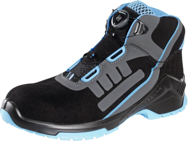 Schnürstiefel schwarz/blau vd pro 1800 esd, S2 nb boa, EU-Schuhgröße: 46 - Steitz Secura