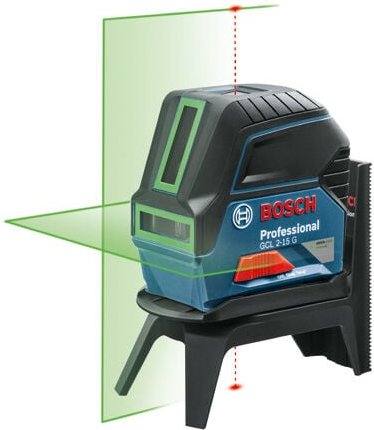 Bosch Kombilaser gcl 2-15 g Professional im Set im Handwerkerkoffer