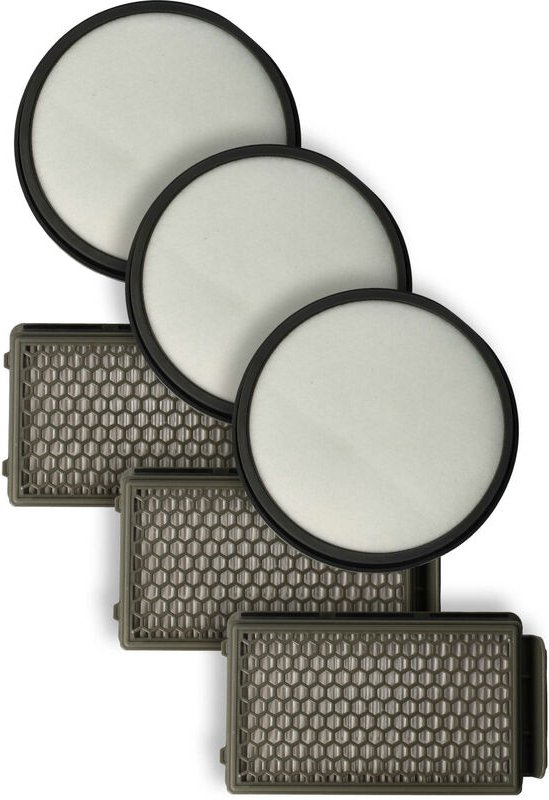 Filter-Set kompatibel mit Rowenta RO3951EA, RO3927EA, RO3923EA, RO3799EA, RO3759EA, RO3953EA - 6x Filter (HEPA-Filter, V...