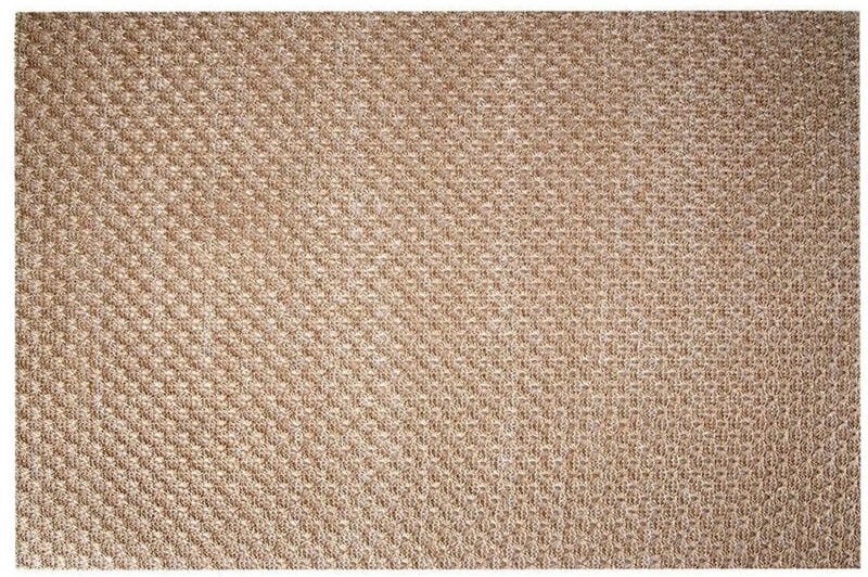 Beige gold table mat 45x30 cm