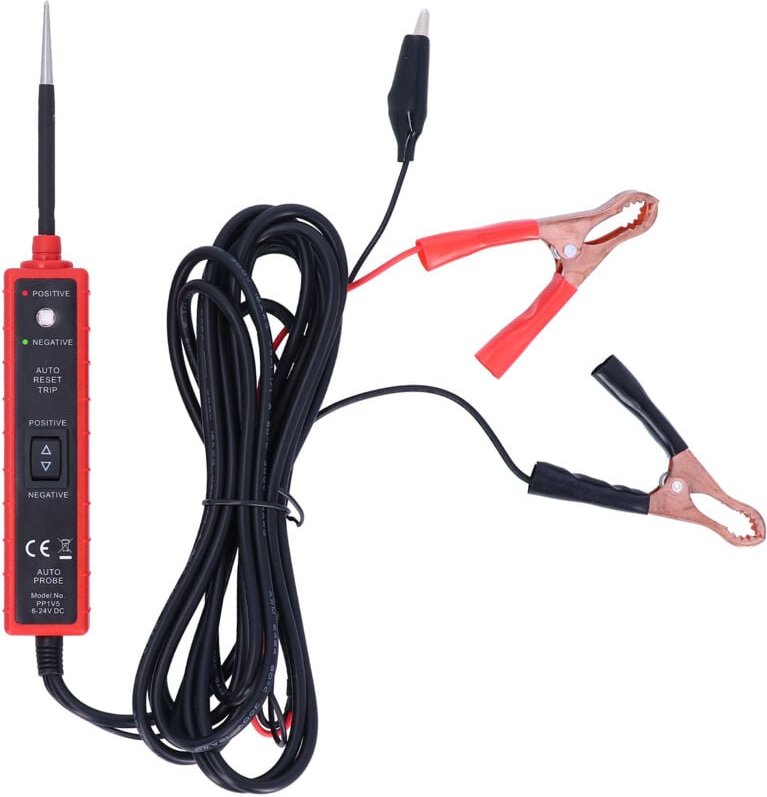 6-24-V-Stromkreis-Elektrodetektor, Autodiagnosewerkzeug mit 14,8-Fuß-Kabel