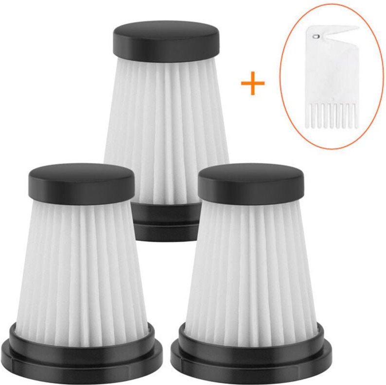 Filter + 1 Reinigungsbürste, kompatibel mit Moosoo K12 K12 PRO K13 Akku-Staubsauger, Filterzubehör