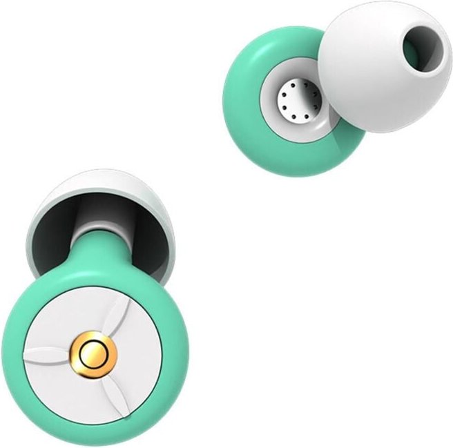 Paar Ohrstöpsel zum Schlafen, Silikon-Ohrstöpsel zum Schlafen, Geräuschunterdrückung, Anti-Schnarch-Ohrstöpsel, Flugzeug...