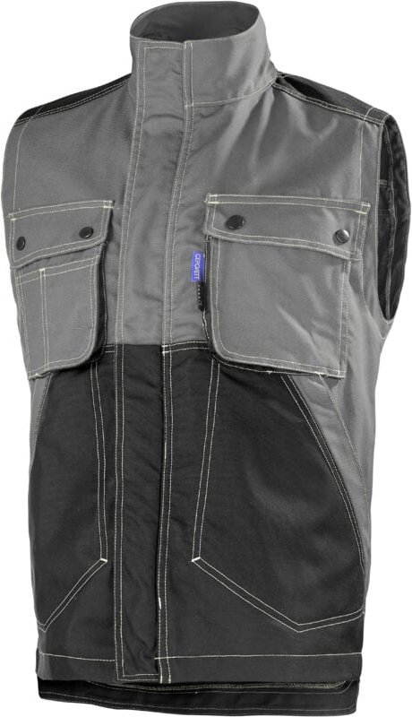 Gilet Craft Worker Grau Convoy/ Schwarz L