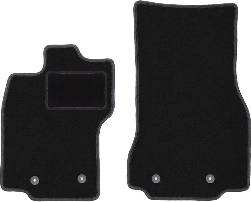 Vordere Matten schwarz für: Jaguar XF I 4WD X250 Limousine, Kombi (2007-2015)