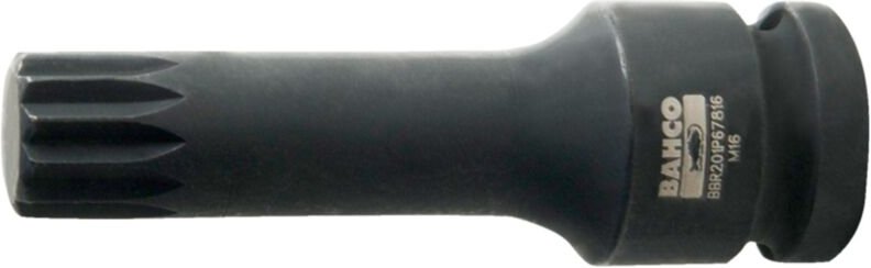 Bahco 1/2 XZN Kraft-Steckschlüssel, M18, Länge 78 mm