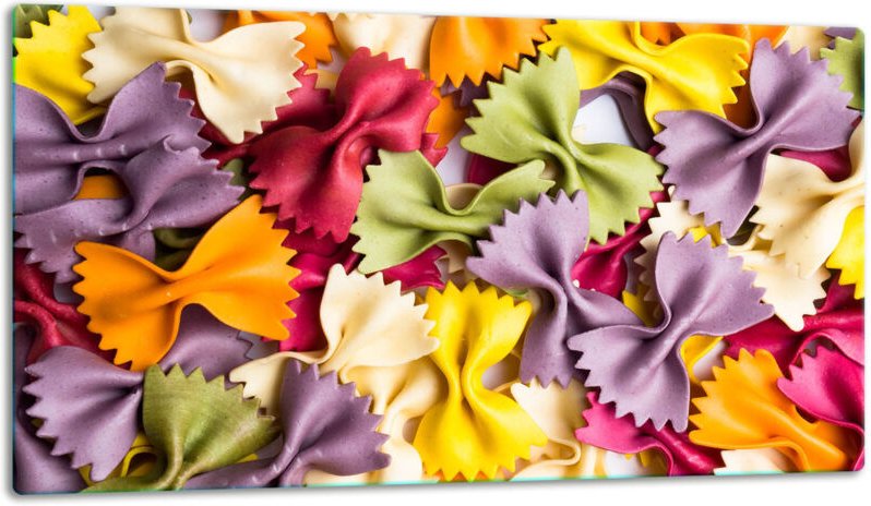 Glasschild Schneidebrett 52x30 Lebenmittel