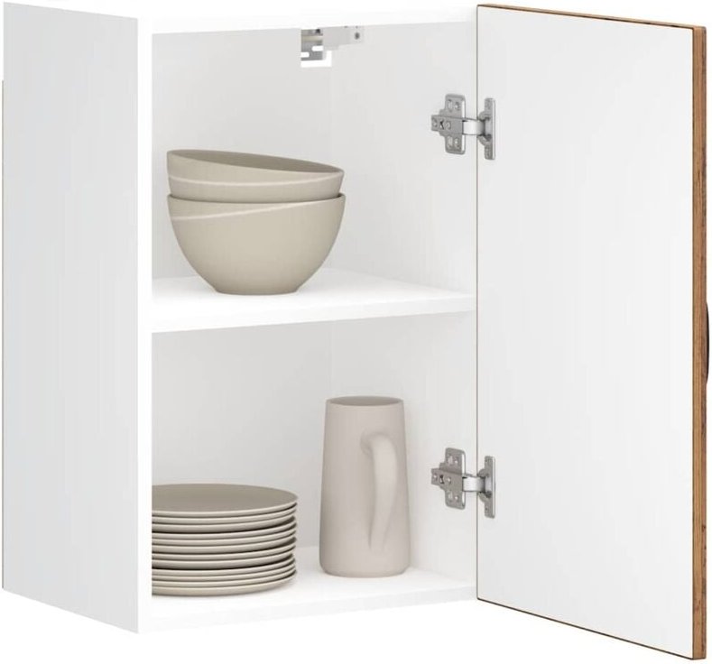 Küchen-Hängeschrank Kalmar Altholz-Optik Holzwerkstoff Vidaxl