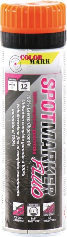 Dupli-color - ColorMark Spotmarker - professioneller Markierspray 500ml, orange