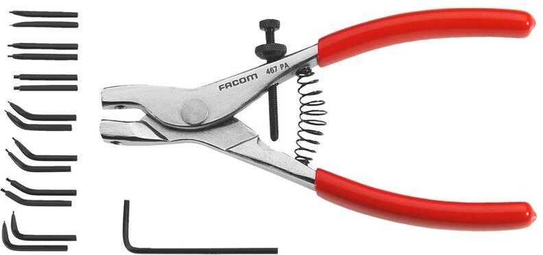 470.E6 Spitzen fuer Sicherungsringe-Zangen - Facom