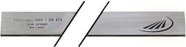 Helios Preisser - Stahllineal (Spezialstahl, GG1, DIN874, feingeschliffen, 1000mm)