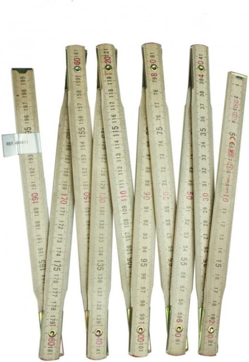 FISCHER DAREX Schreiner-Gliedermaßstab, 2 m FISCHER DAREX