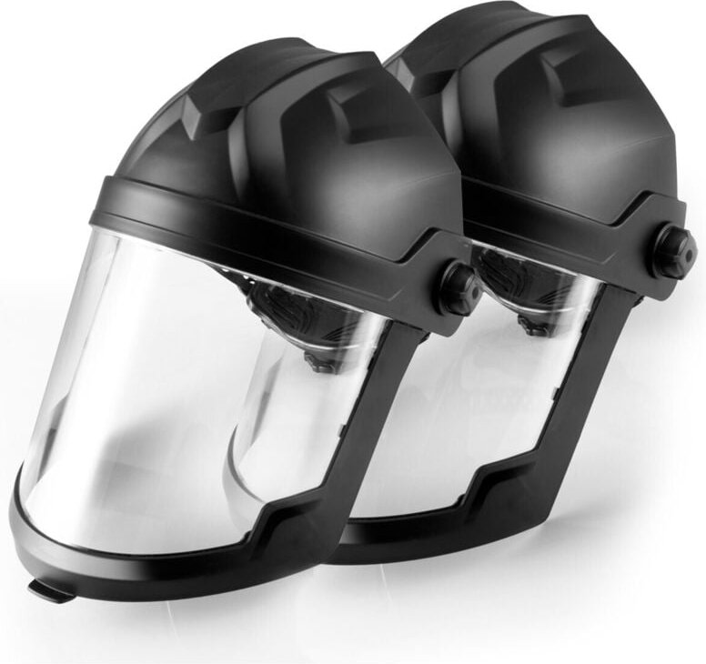 STAHLWERK Schleifmaske Schweißmaske Gesichtsschutz 2er Set