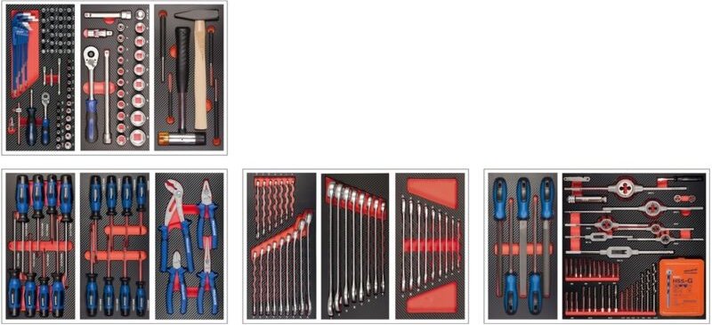 Projahn Bestückung für 4 Schubladen 210-tlg.