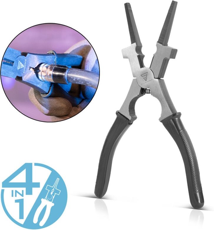 STAHLWERK MIG MAG Schweißzange 8" 203 mm Düsenzange Schweißerzange Spezialzange