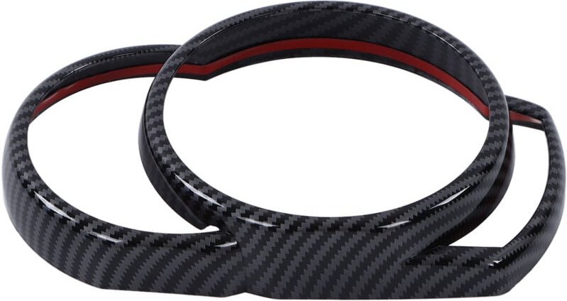 Zoternen - Armaturenbrettrahmen-Verkleidung im Karbonfaser-Stil, Ersatz für Cooper Schrägheck F54 F55 F56 F57