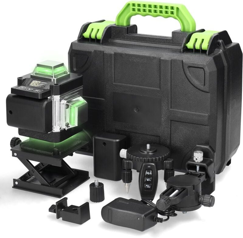 Multifunktionale 16 Leitungen Laserpegel 3 ° Selbstniveau-Maschine wiederaufladbare Lithium-Batterie-Level-Tool Omnidire...