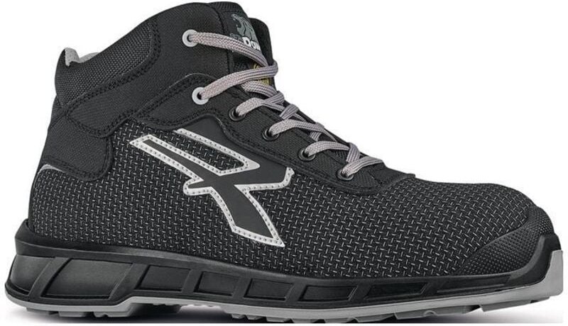 U-power - Sicherheitsstiefel Morrison Gr.44 W.11 schwarz-grau S3S ci fo sr esd