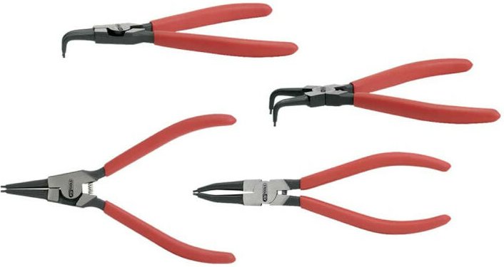 Thumbnail - Zangensatz KS TOOLS - Mit Sicherungsringen - 4 Stück - 550.2375