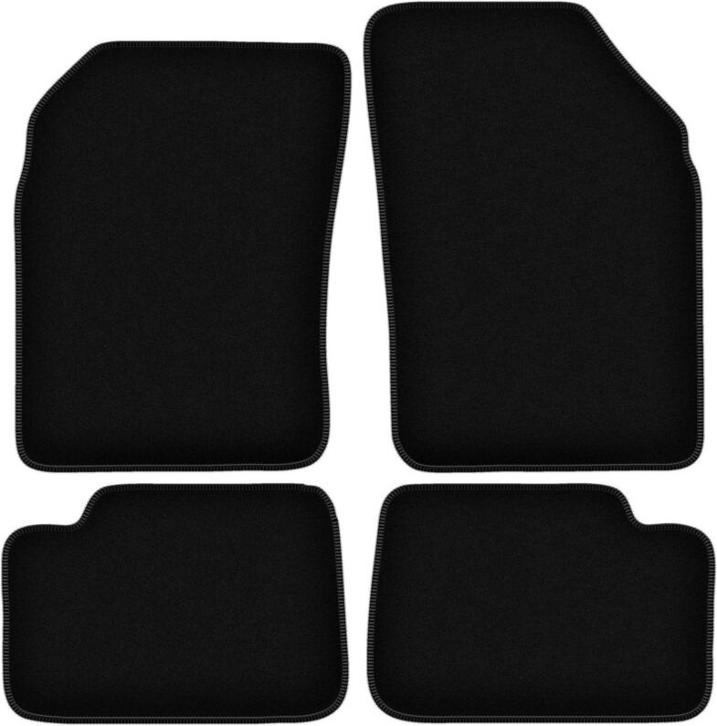 BASIC schwarze Veloursmatten für: Nissan Micra K11 Fließheck (1992-2003)