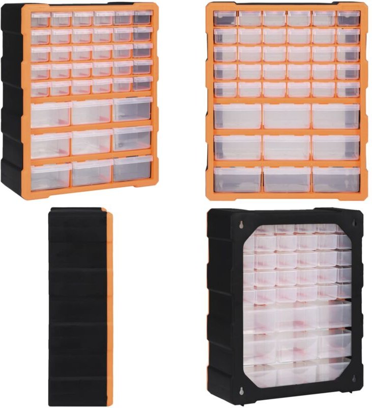 Multi-Schubladen-Organizer mit 39 Schubladen 38x16x47 cm - Multi-Schubladen-Organizer - Werkzeug-Organizer - Home & Livi...