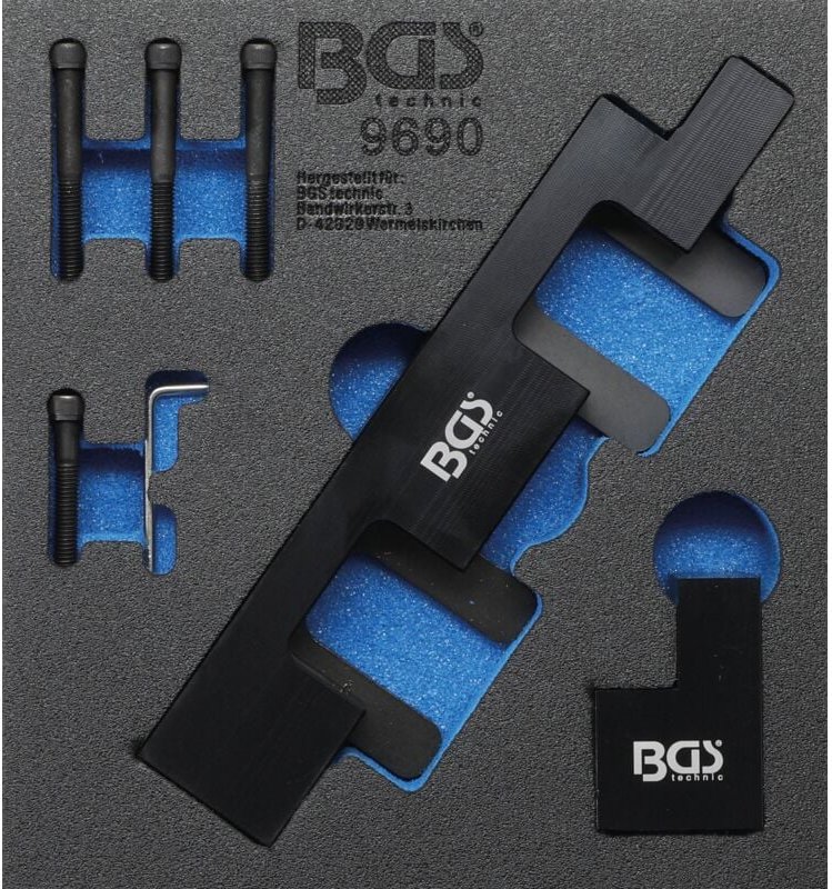 Bgs Technic - Werkstattwageneinlage 1/6: Nockenwellen-Einstellwerkzeug-Satz für Opel 2.0 CDTi