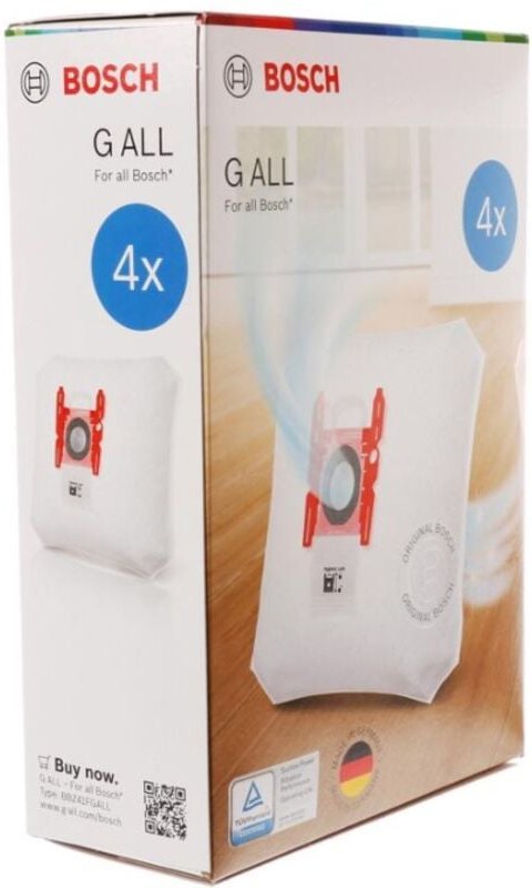 Ersatzteil - 4er Pack Staubsaugerbeutel g, original - Bosch siemens, ufesa, girmi, entronic
