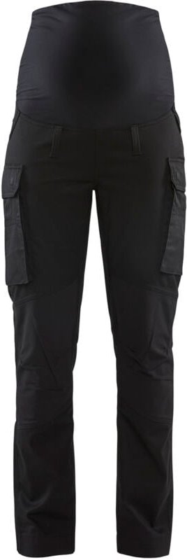 Schwangerschaftshose mit 2D-Stretch-Unterstützung 7101 - Schwarz S