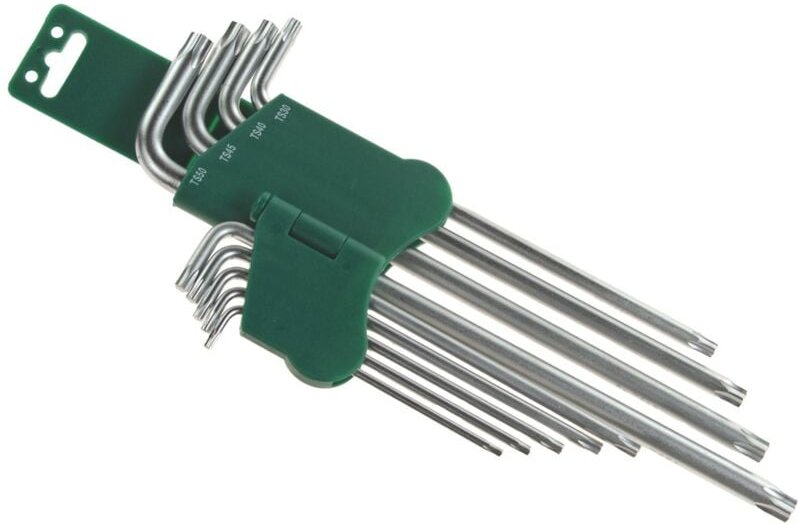 Thumbnail - Jonnesway klucz torx typ "l" komplet 9cz. bardzo długie 5-kątne h16109s