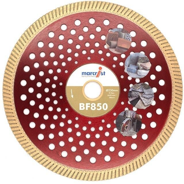 Marcrist Diamant Trennscheibe 230/22 rot BF 850 1202.023.022