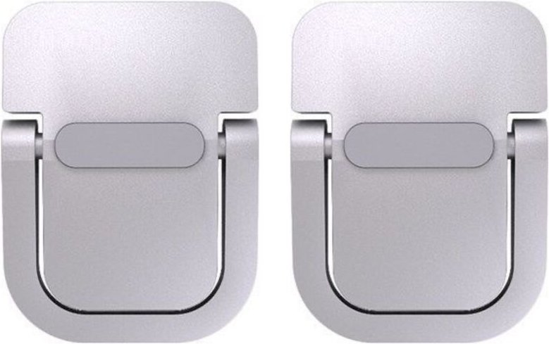 2-teiliger Laptopständer, faltbarer Ständer, selbstklebender Computerständer, ergonomisch und unsichtbar, kompatibel mit...