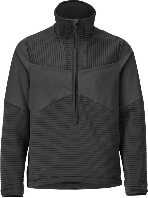 Mascot CUSTOMIZED Fleecepullover mit kurzem Reißverschluss und Futter 22005-681 Schwarz XL 265 g/m²