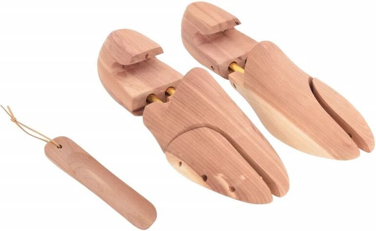 Schuhspanner mit Schuhlöffel eu 40-41 Massivholz Zeder Vidaxl