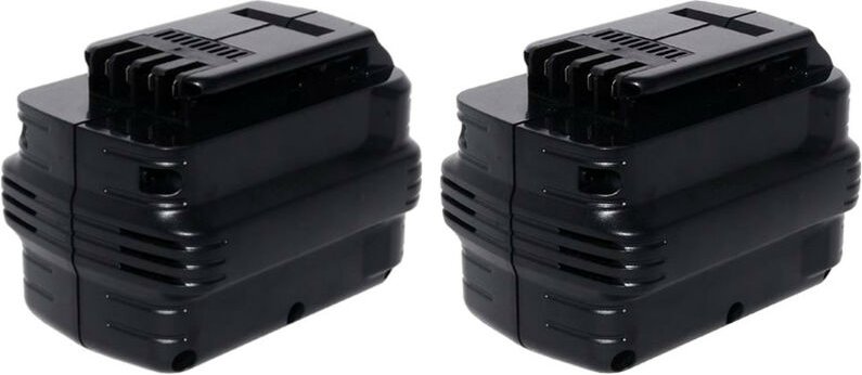 2x Trade-shop Ni-MH Akku 24V / 3000mAh für Dewalt DC-222-KA DC-222-KB DC-223-KA DC2-23-KB DC-224-KA DC-224-KB DW-004 DW-...