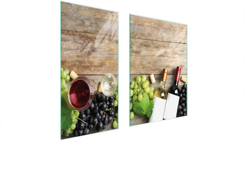 GLASSCHUTZPLATTE 75x52 HOLZ