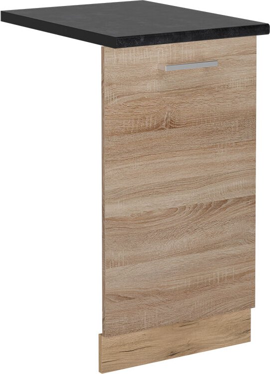 Vicco - Geschirrspülblende R-Line, Sonoma, 45 cm , ap Anthrazit