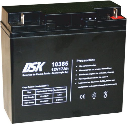 Blei-Batterie 12vdc 17ah Gel-Fahrzeuge 181x76x167mm Dsk 10365