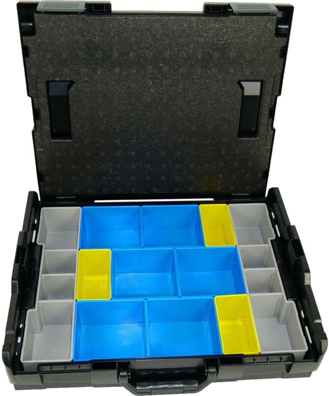 L-Boxx 102 schwarz inkl. Inset-Box-Set 11tlg. - Bs Systems