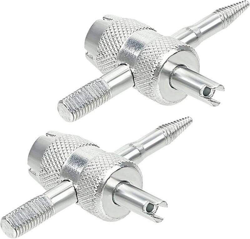 Verbesserter Ventilschaftabzieher – 4-Wege-Reparaturwerkzeug – Werkzeug zum Entfernen von Reifenventilen für Auto und Mo...