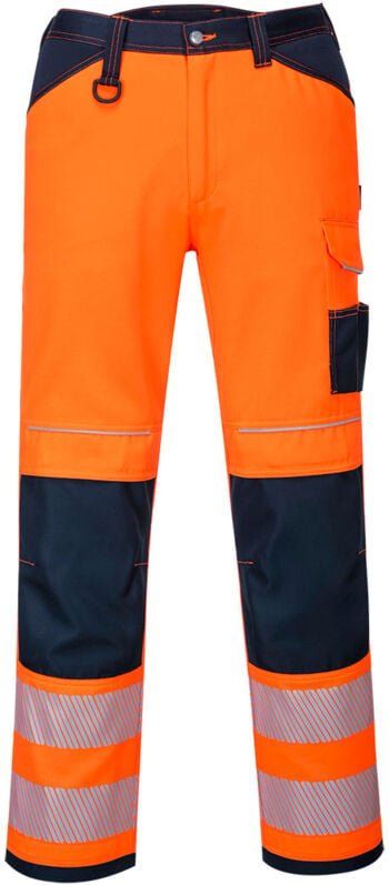 Portwest - PW3 Hose Hi-Vis Work Orange/Marine m - FR(44) - UK(34)