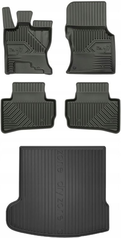 SET 77 Fußmatten und Einlagen für Land Rover Range Rover Velar 2017–2020