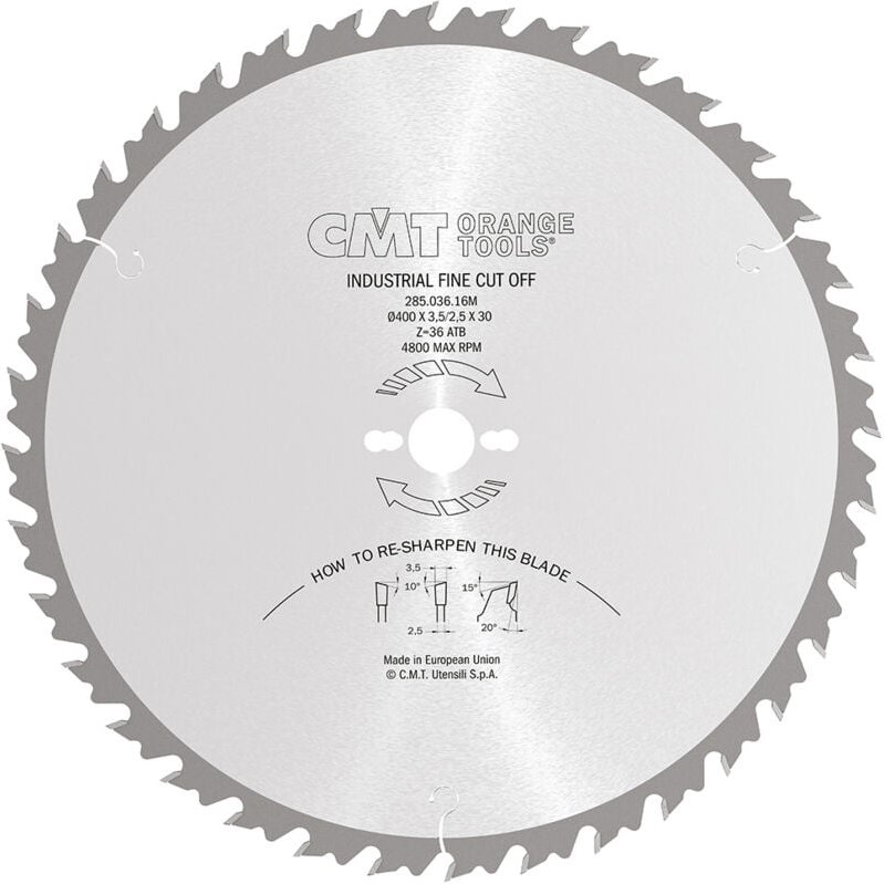 293.024.12M Kreissägeblatt mit Abweiser L/Vine HW 300x3.2/2.2x30 Z24 ATB