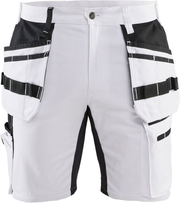 Arbeits-Shorts Stretch Maler 1911 - Weiß/Schwarz 2XL - FR(52) - SE(C58) - Standards