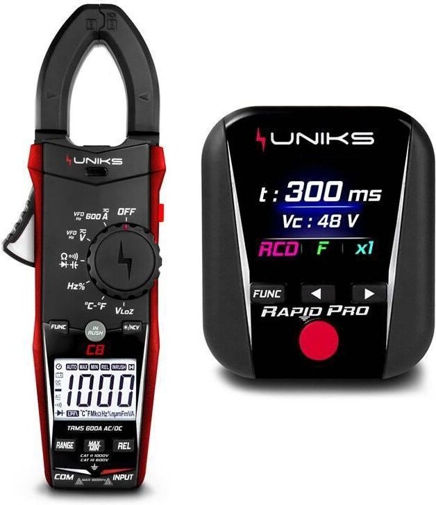 Uniks - c8 stromzangensatz mit multifunktion rapido pro - rapidproedition