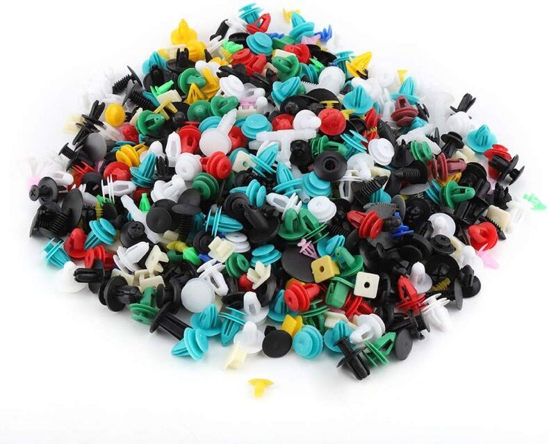Ej.life - Stoßstangenverschluss, 500 Stücke Universal Auto Türverkleidung Clip Verschiedene Körper Push Typ Halter Stoßn...